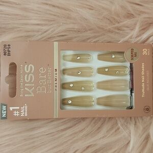 Brand New KISS BARE BUT BETTER PREMIUM False Nails-XL